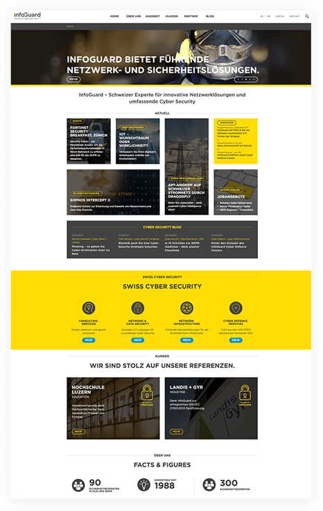 Storylead Lead Story InfoGuard AG Website