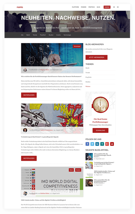 Storylead Growth Story reamis AG Blog