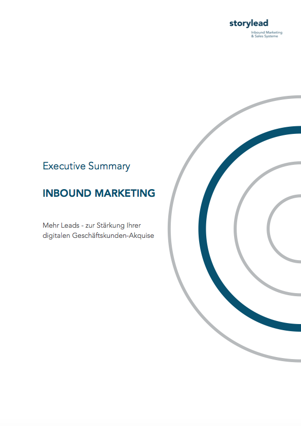 Inbound Marketing Executive Summary by Storylead