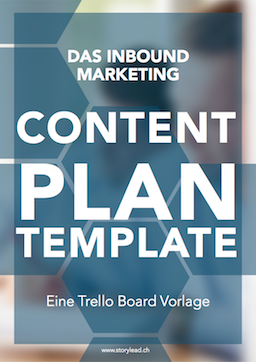 Content Plan Trello Board Template by Storylead